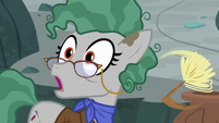 Professor Fossil gasping in shock S8E21