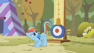 Rainbow Dash about to kick S1E13