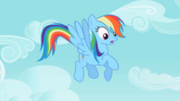 Rainbow Dash hears cries S2E10