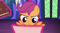 Scootaloo reads --you really are every bit as awesome-- S6E19