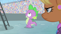 Spike frozen in place S4E24