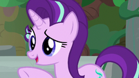 "And you did get your wings from finishing one of Star Swirl's spells."