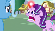 Starlight Glimmer shouts enraged at Trixie S7E2