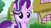 Starlight hears Applejack and Rarity laughing S6E25