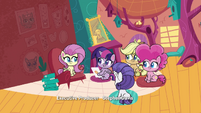 Main ponies in Fluttershy's house PLS1E8a