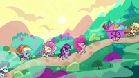 Mane Six hiking through the woods PLS1E11a.png (1.01 MB)