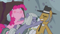 Pinkie Pie huffing and puffing S5E20