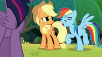 Rainbow Dash pleading with Twilight S8E9