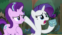 Rarity "tiny yet fashionable little saddlebag!" S8E13