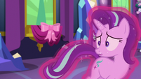 Starlight caught in Twilight's magic aura S6E6