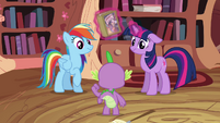 Twilight Sparkle and Rainbow Dash not impressed S2E16