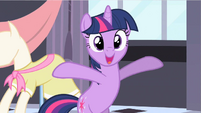 Twilight wants to hug us! Yay!