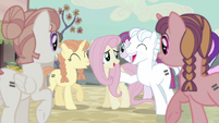 Fluttershy with other equalized ponies S5E02