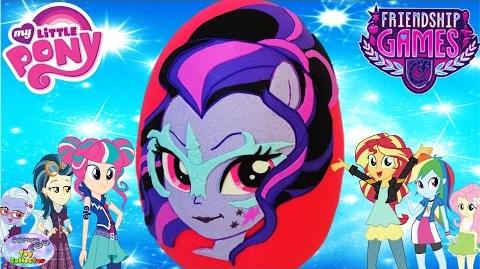 My Little Pony Giant Play Doh Surprise Egg Equestria Girls Midnight Sparkle MLP - SETC