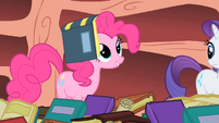 Pinkie Pie "Ooh, I'd love to see you make a sonic rainboom!" S1E16