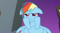 Rainbow Dash sulking S6E7