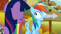 Dashie laughing.