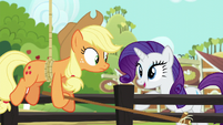 Rarity "maybe it isn't so hard to get stuck" S6E10