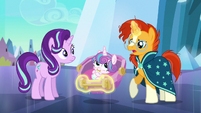 Sunburst "a changeling's been spotted" S6E16