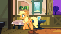 Applejack thinking to herself S3E8
