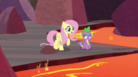 Fluttershy meets back up with Spike S9E9