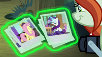 Photographer looks at Fluttershy and Rarity's photos S8E13