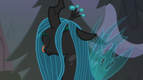 Queen Chrysalis licking her lips S9E8