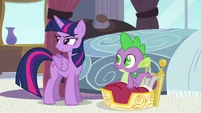 Twilight and Spike "could be morning" S4E01