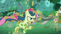Zecora and ponies run S5E26