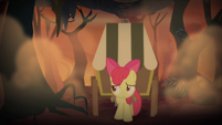 Apple Bloom walking through flame geyser swamp S4E17