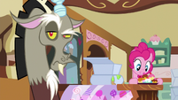 Discord looking aside annoyed S5E7