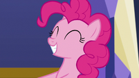 Pinkie Pie grinning proud of herself S8E24