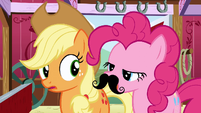 Pinkie Pie mustache S3E9