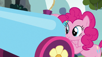 Pinkie Pie with her party cannon S8E2