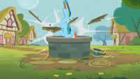 Nothing stops Rainbow Dash.