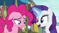 Rarity "how did it go?" S6E3