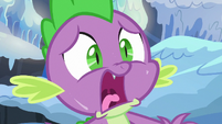 Spike screaming with terror S6E16