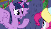 Twilight "it's your Hearth's Warming present!" MLPBGE