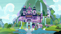 Exterior view of School of Friendship S9E20