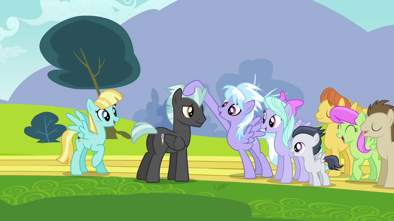 my little pony fluttershy family