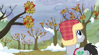 Lucky Clover sees trees with leaves intact S5E5