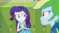 Rarity keeping peace between Rainbow and AJ EGDS4