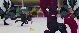 Tempest glaring back at Grubber MLPTM