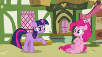 Pinkie you know better than to invade other's personal space.