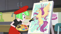 Watermelody painting an Alicorn EG3