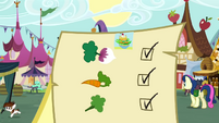 Fluttershy's checklist S2E19