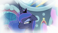 Princess Luna looking bitter in flashback S9E4