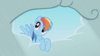 Rainbow Dash doing favours S1E3