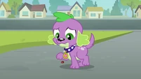 Aww Spike is even cuter as a puppy, than a dragon!