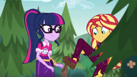 Sunset Shimmer with mud on her boot EGSBP